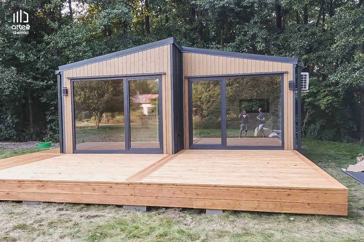 Modulair huis DUO 35m² exterieur