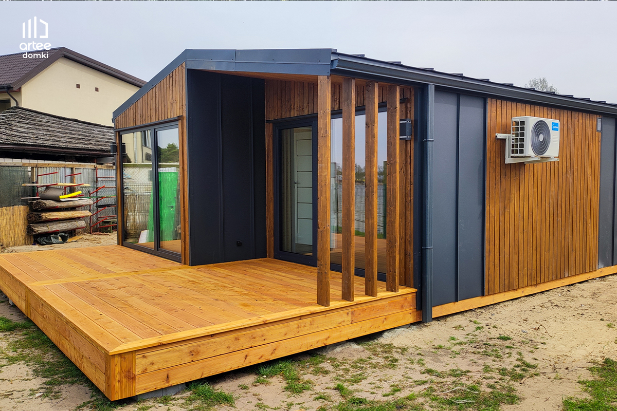 Modulair huis DUO 35m² exterieur