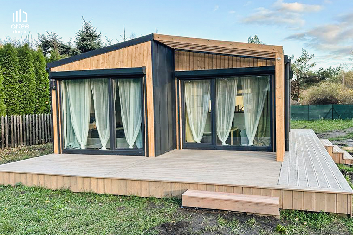 Modulair huis DUO 35m² exterieur