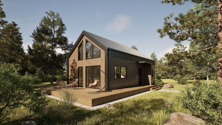 Modulaire woning 70m² - Exterieur detail